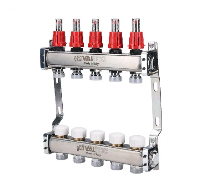 Коллекторный блок Valtec VTc.584.EMNX.0603 1&quot;, 3 x 3/4&quot; евроконус