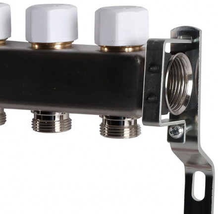 Для отопления Rommer 1&quot;/3/4&quot;x8 с запорными клапанами (RMS-3200-000008)