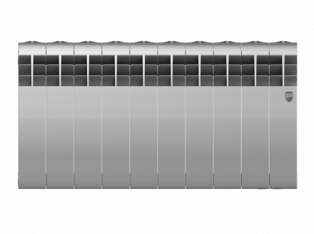 Биметаллический радиатор Royal Thermo Biliner 350 Silver Satin 10 секц.