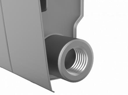 Биметаллический радиатор Royal Thermo Biliner 350 Silver Satin 10 секц.