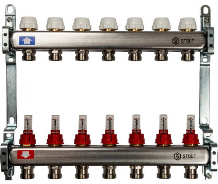 Коллектор с расходомерами STOUT SMS 0917 000007