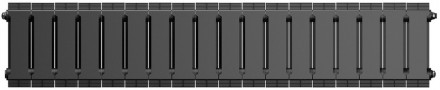 Биметаллический радиатор Royal Thermo PianoForte 200 /Noir Sable - 18 секц.