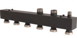 Стальной распределительный коллектор Rommer 3 контура 1 1/2 RDG-0017-004003