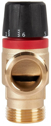 Смесительный клапан Rommer 1&quot; НР 30-65°С KV 2,3 (RVM-1131-236525) центральное смешивание