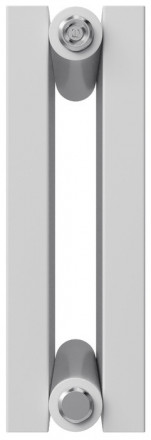 Стальной трубчатый радиатор 2-колончатый Royal Thermo Shift Q30 C2030 - 20 секц. RAL9016, боковое 1/2