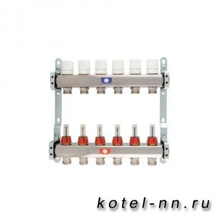 Коллекторная группа с расходомерами Vieir 2 выхода VR112-02A