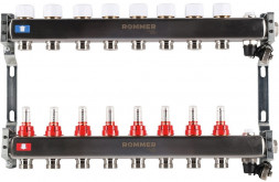 Для отопления Rommer 1&quot;/3/4&quot;x8 с расходомерами (RMS-1201-000008)