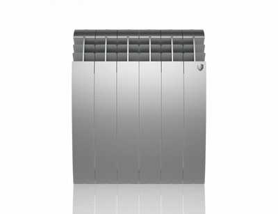 Биметаллический радиатор Royal Thermo Biliner 500 VD 6 секц. Silver Satin
