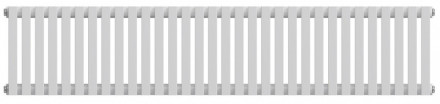 Стальной трубчатый радиатор 2-колончатый Royal Thermo Shift Q30 C2030 - 32 секц. RAL9016, боковое 1/2