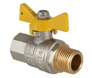 Кран шаровой газовый Valtec 1/2 VT.278