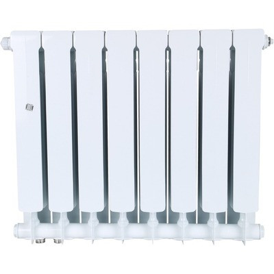 Биметаллический радиатор STOUT SPACE 500 нижнее 8 секций (SRB-0320-050008)