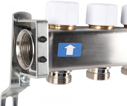 Для отопления Rommer 1&quot;/3/4&quot;x9 с запорными клапанами (RMS-3200-000009)