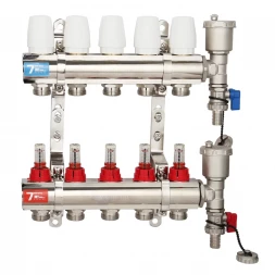 Коллекторная группа с расходомерами Vieir 4 выхода VR112-04A