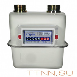 Уличный счетчик газа СГД G4-ТК Счетприбор (на замену NPM-4 и ВК-G-4T) Левый 110 мм, 1 1/4&quot; с термокорректором