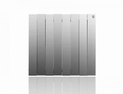 Биметаллический радиатор отопления Royal Thermo PianoForte 500 VD 8 секций Silver Satin