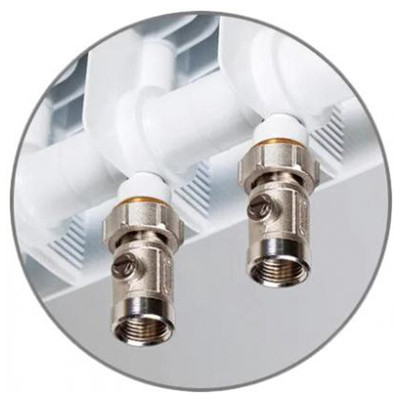 Биметаллический радиатор Rifar SUPReMO 350 х12 секц НП лев (VL)