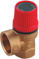 Предохранительный клапан Rommer 1.5 бар 1/2&quot;х3/4&quot; (RVS-0001-001515)