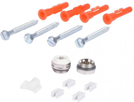 Стальной панельный радиатор Тип 11 Rommer Ventil 11/400/1100 нижнее правое подключение