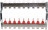 Для отопления Rommer 1&quot;/3/4&quot;x9 с расходомерами (RMS-1200-000009)