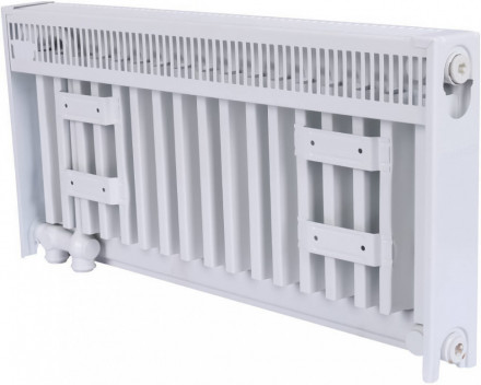 Стальной панельный радиатор Тип 11 Rommer Ventil 11/400/1200 нижнее правое подключение