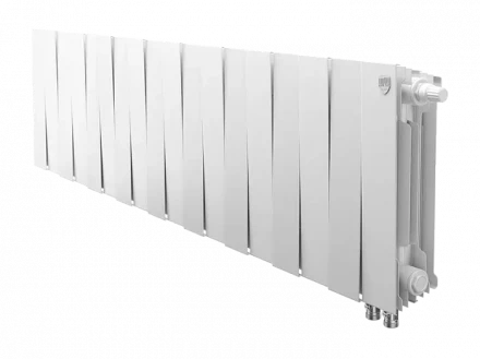 Биметаллический радиатор отопления Royal Thermo PianoForte 300 18 секций Bianco Traffico VDR