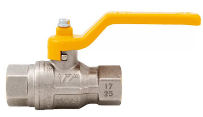 Кран шаровой муфтовый Itap 1/2&quot; для газа полнопроходный (рычаг) (ART 070 &quot;Berlin&quot;)