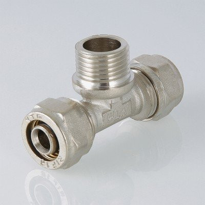 Фитинг обжимной тройник VALTEC VTm.333.N.200420 20x1/2&quot;x20
