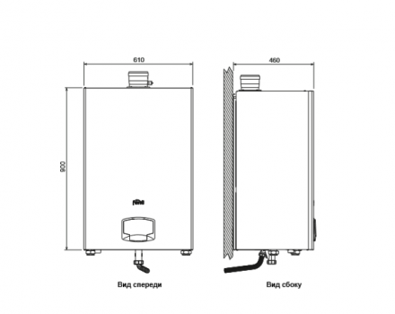 Настенный газовый котел Ferroli FORCE W 80 (0MDSCAWA)