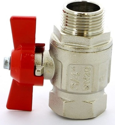 Шаровый кран Itap полнопроходной (бабочка) (ART 093 &quot;IDEAL&quot;) 3/4