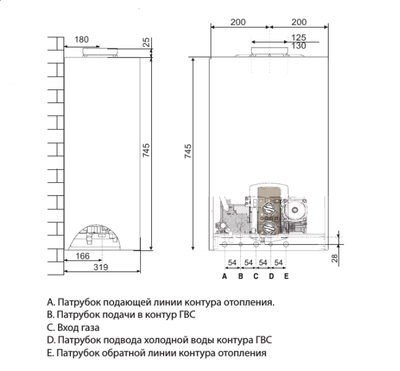 Настенный газовый котел Chaffoteaux PIGMA ADVANCE 25