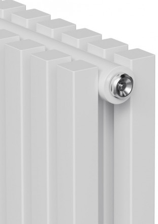 Стальной трубчатый радиатор 2-колончатый Royal Thermo Shift Q30 C2180 - 04 секц. RAL9016, боковое 1/2