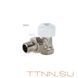 Клапан термостатический для радиатора угловой 1/2&quot;