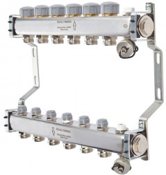 Для отопления Royal Thermo 1&quot; ВР-3/4&quot; НР, 10 выходов, нерж. (RTE 51.110)