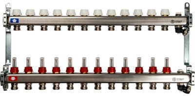 Коллектор с запорными клапанами STOUT SMS-0927-000012