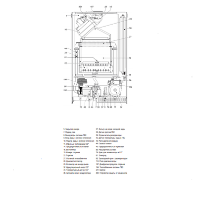 Настенный газовый котел Ferroli DIVABEL 16 (ZL0BYF3JYA)