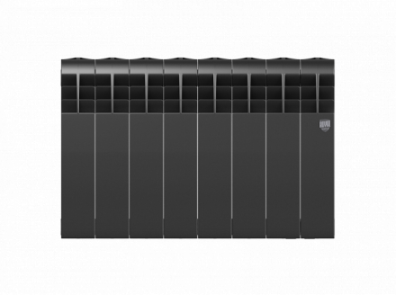 Биметаллический радиатор Royal Thermo Biliner 350 VD 8 секц. Noir Sable