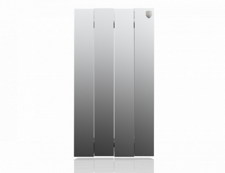 Биметаллический радиатор Royal Thermo Pianoforte 500 VD 4 секц. Silver Satin