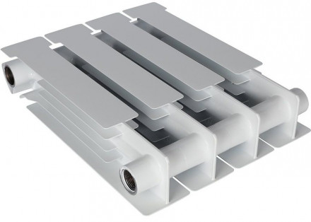 Биметаллический радиатор STOUT ALPHA 350 4 секции (SRB-2310-035004)