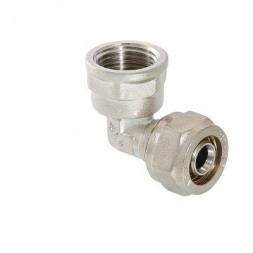 Фитинг обжимной угольник 90° VALTEC VTm.352.N.001605 16x3/4 с переходом на внутреннюю резьбу