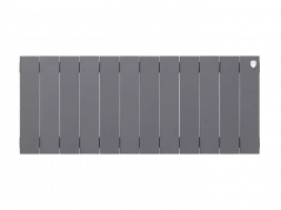 Биметаллический радиатор отопления Royal Thermo PianoForte 300 12 секций Silver Satin