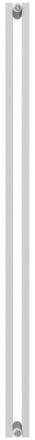 Стальной трубчатый радиатор 2-колончатый Royal Thermo Shift Q30 C2180 - 08 секц. RAL9016, боковое 1/2