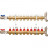 Для отопления STOUT Коллектор регулируемый с расходомерами 1/3/4x10