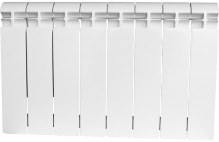 Биметаллический радиатор STOUT ALPHA 350 8 секций (SRB-2310-035008)