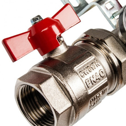 Коллектор с запорными клапанами STOUT SMS 0912 000012