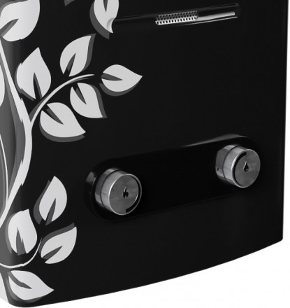 Газовый проточный водонагреватель VilTerm S10 Print (лоза) черная