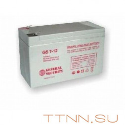 Аккумулятор резервного питания 7A/h GS-7-12