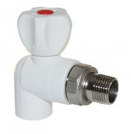 Кран шаровой для радиатора угловой Valfex 25х1/2