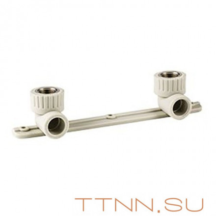 Угольник РосТурПласт PN25 комб. с креплением двойной (под смеситель) внутренняя резьба 20х1/2&quot; арт.11046