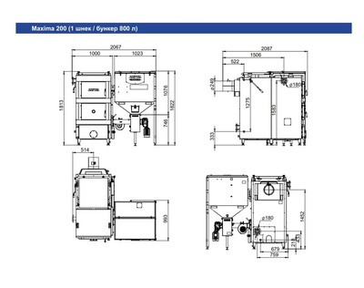 Твердотопливный котел Zota &quot;MAXIMA&quot; -200кВт