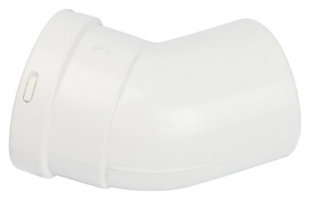 отвод STOUT 45° DN80 для раздельного дымохода